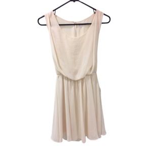 LUSH: ivory cotton chiffon dress